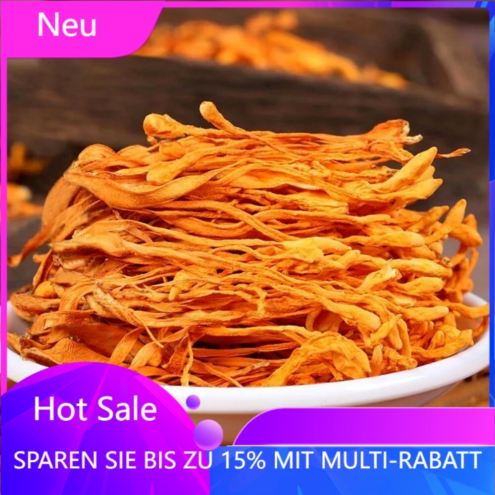 250g Bio Cordyceps Sinensis Dried Mushroom Traditional Chinese Herb Main image