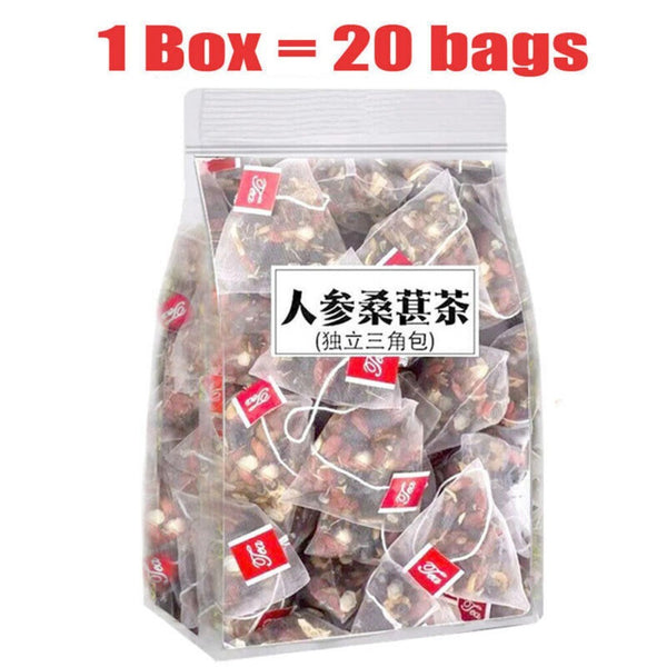 Five Flavors Goji Berry Tea Mens Essentials Wolfberry Relieve Fatigue Energy Tea