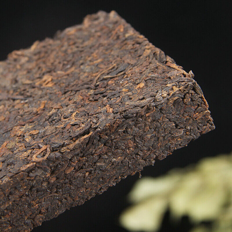 250g Ripe Tea Menghai Golden Brick Pu'er Tea  Ancient Tree Aged Mellow Black Tea