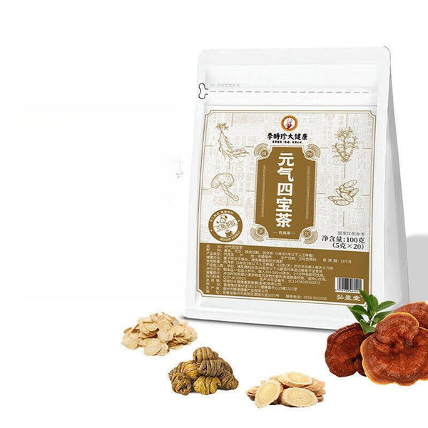 100g  Vitality Four Treasures Tea Yuanqi Tea Combination Triangle Bag Herbal Tea