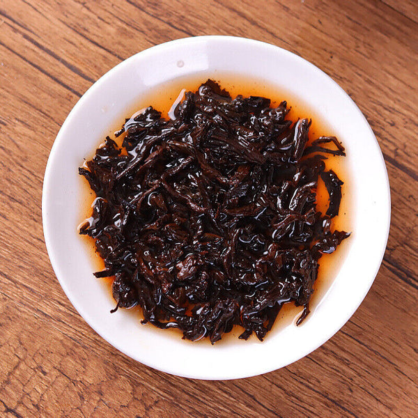 Pu'er Tea Ripe Tea Brown Mellow Aroma Brown Mountain Ripe Tea Menghai Tea 357g