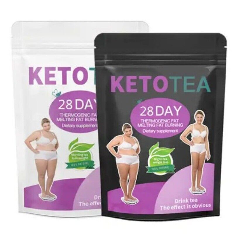 Weight Loss Skinny Fat Burn Flat Tummy Keto Tea (56 ) 28 Days & Night Detox Tea Secondary image