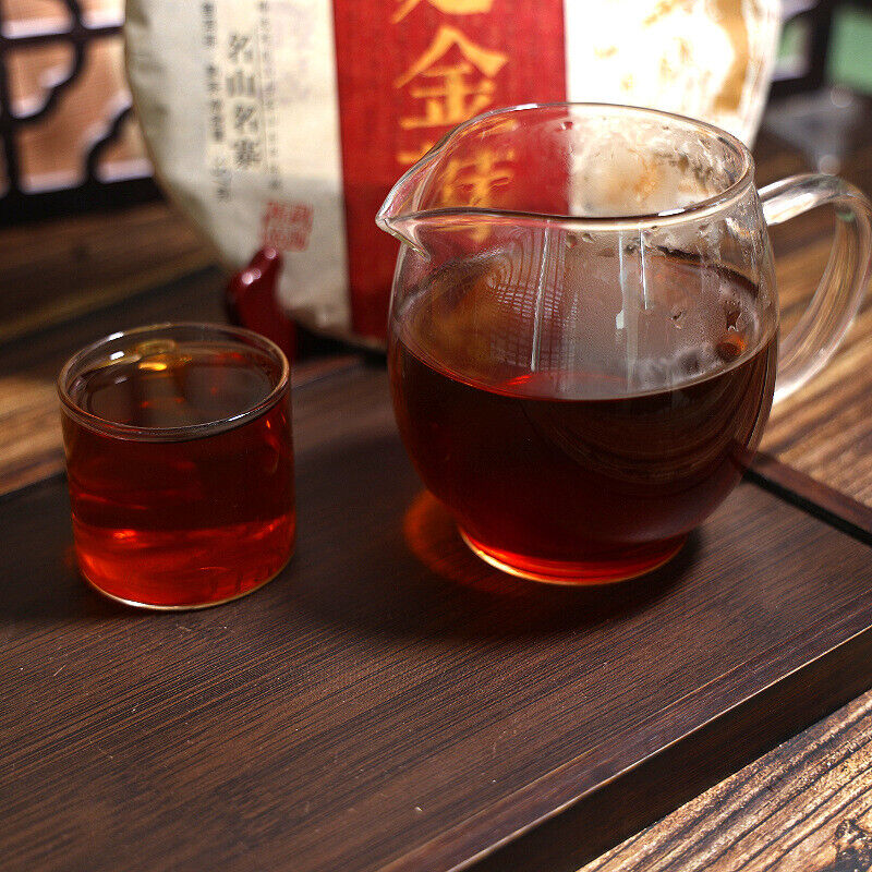 Palace Golden Sprout Pu'er Ripe Tea Pu'er Tea Seven Seed Cake Tea Chenxiang 357g