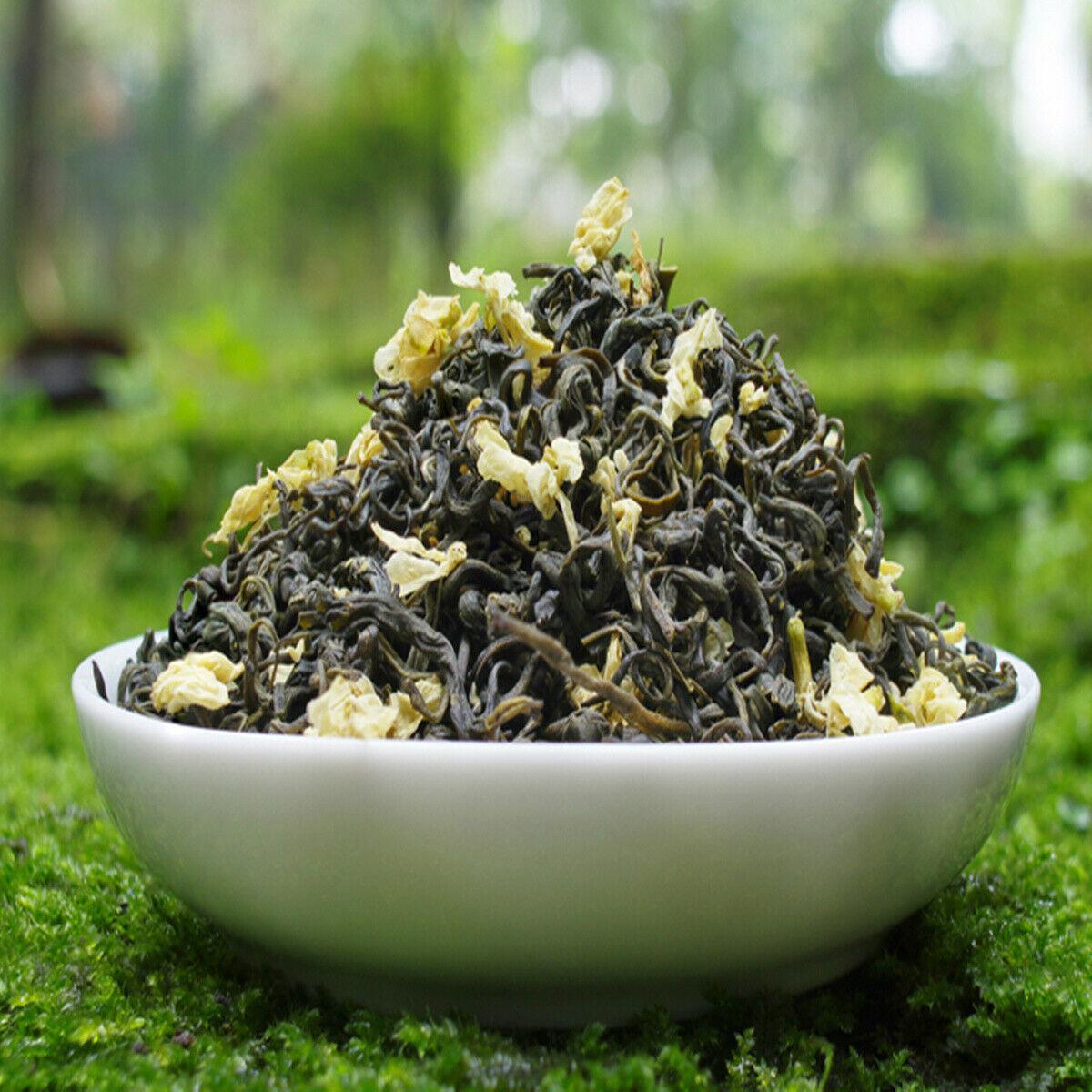 Jasmine Blooms, Green Tea 50g Jasmine Green Tea, Naturally Refreshing Main image
