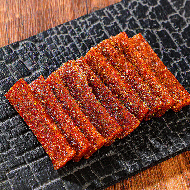 Spicy Beef Jerky Flavor Vegan Sausages Nostalgic Childhood Snacks Main image