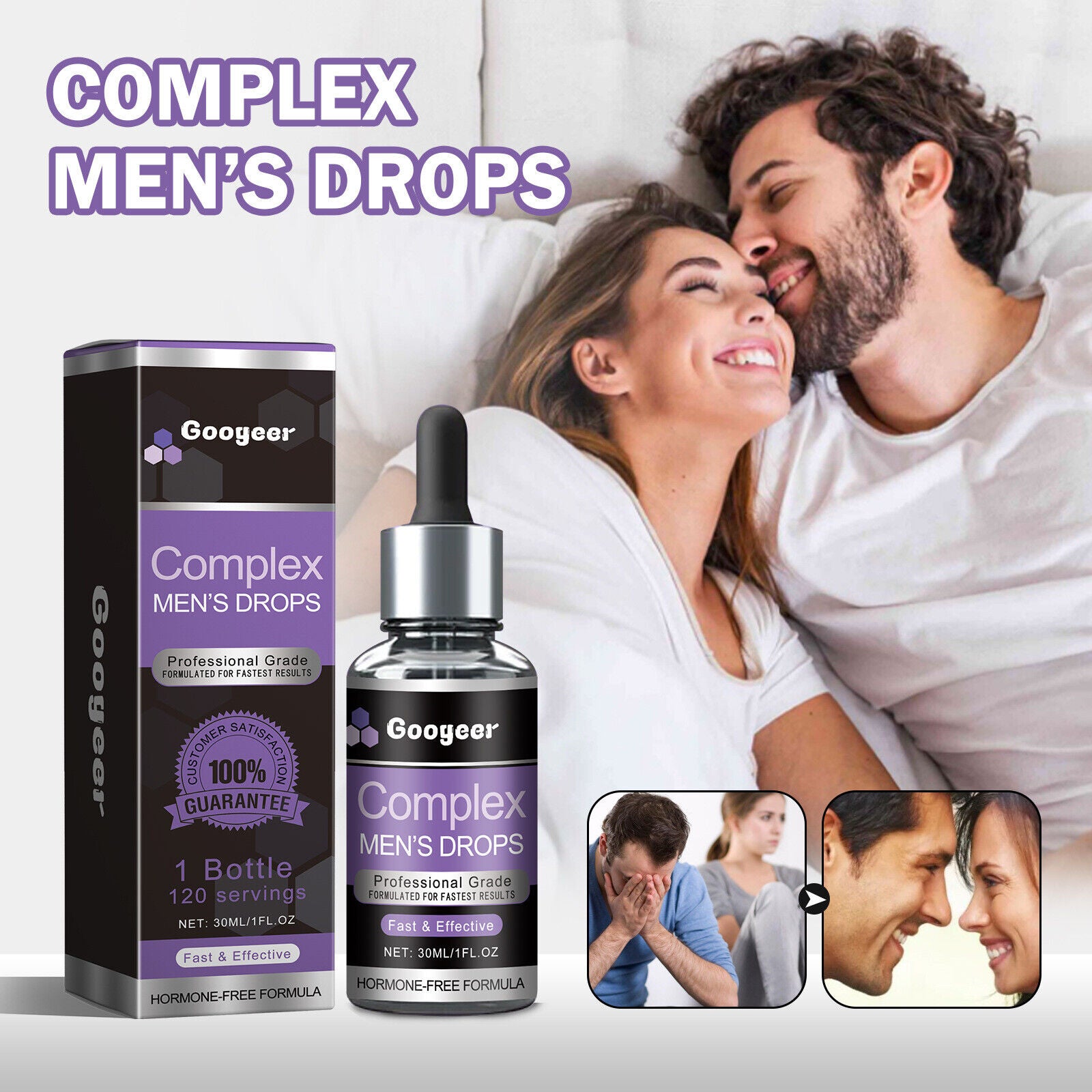 Complex Men’s Drops Male Enhancement Drops 30ml*2pcs Main image