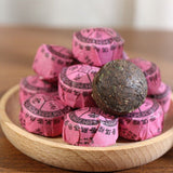 Laocang 2015 Ripe Puerh Mini Tuocha 100g Double Rose Flavor Aged Shu Puer