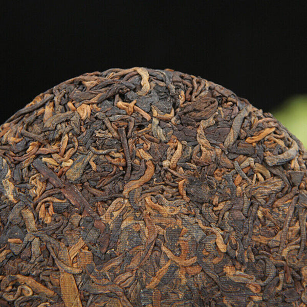 Organic Ripe Puer Tea Ancient  Puer Black Tea Pressed Tea Cake100g/3.52oz