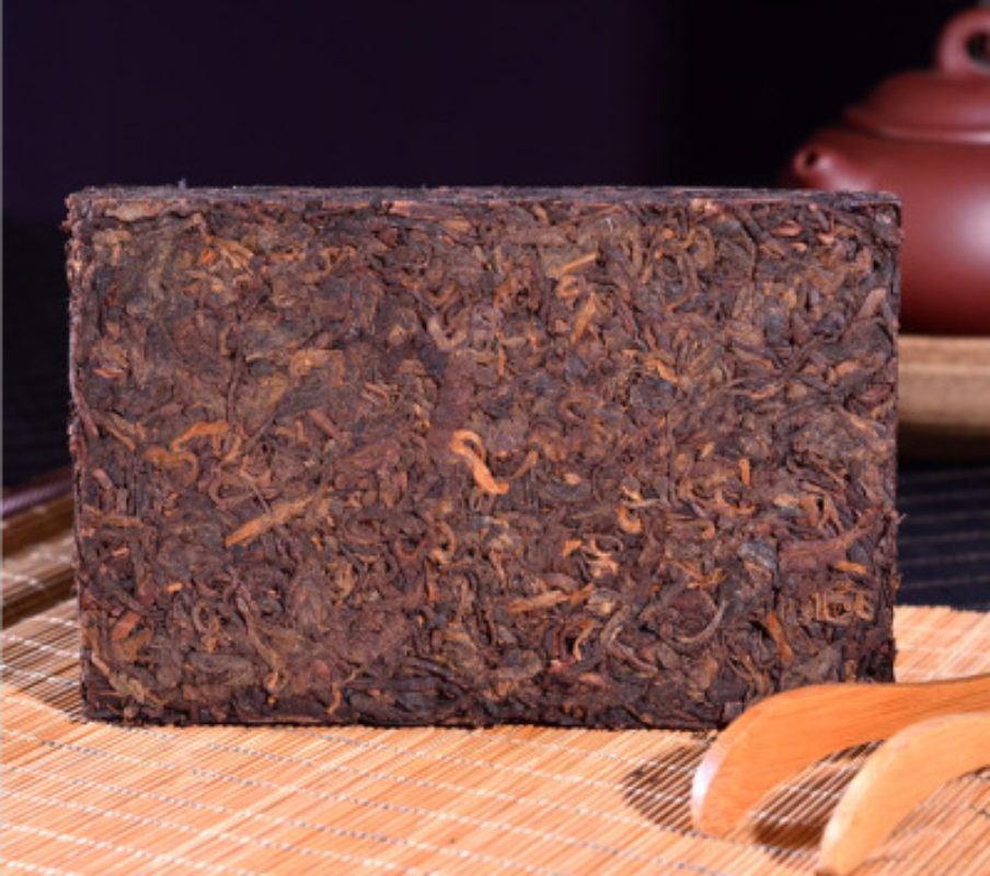 Yunnan Pu'er Ripe Tea Brick Old Pu'er Old Tea Brick 250g Ripe Tea Brick