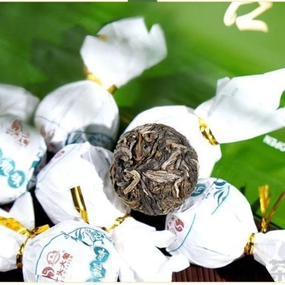 2025 Elephant Peafowl Raw Pu-erh Dragon Ball Tea 105g Bag Yunnan Premium Secondary image