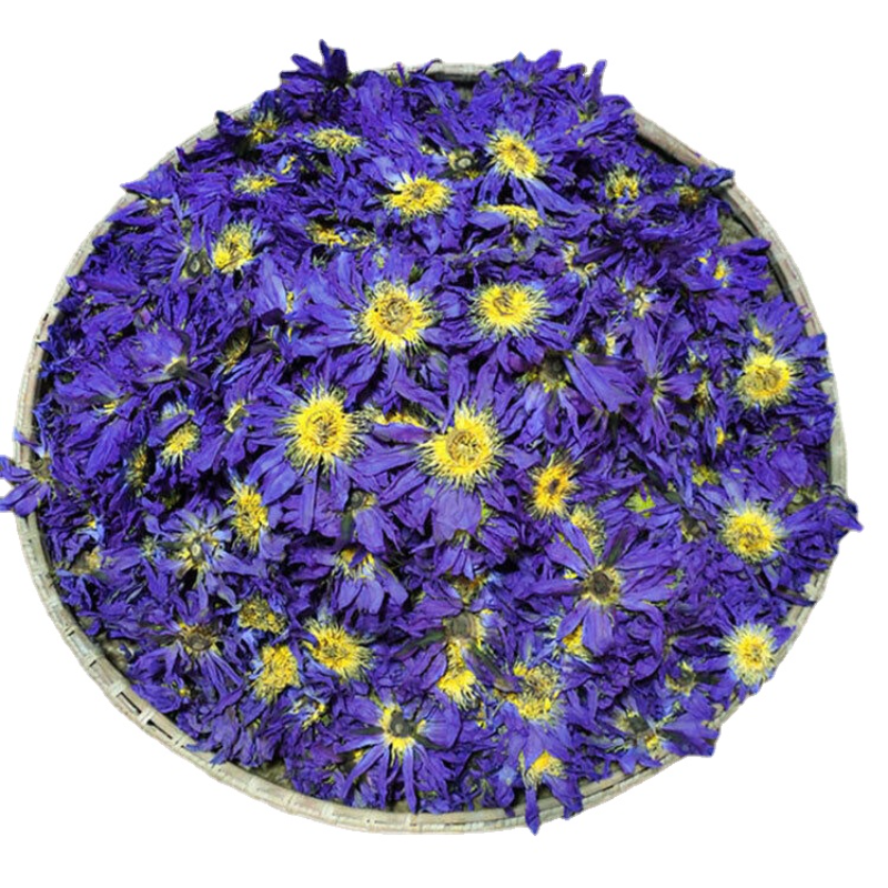 Flower Herbal Tea Nymphaea Caerulea Savigny 100g Dried Loose Blue Lotus