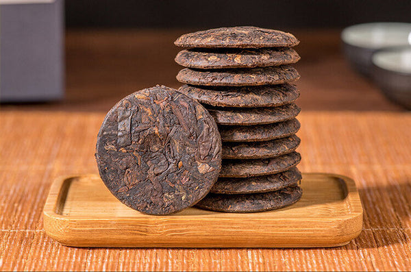 24 pieces Yunnan Menghai Flavor Ripe Pu'er Tea Column Mini Linglong Small Cakes