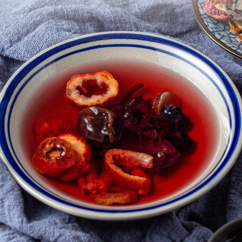 Old Beijing Plum Soup Kit DIY Summer Drink with Dried Fruits Herbal Blend