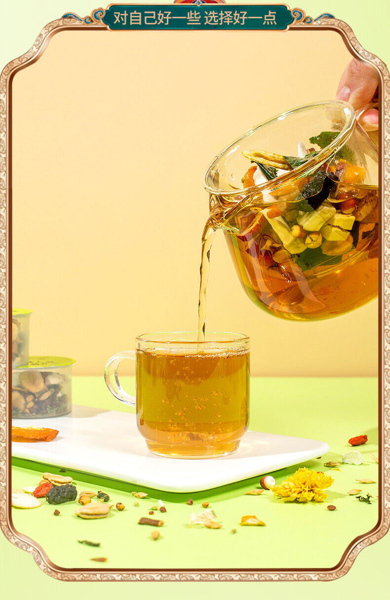 Energizing Tea Collection: 24 Varieties with Ginseng, Goji & Chrysanthemum