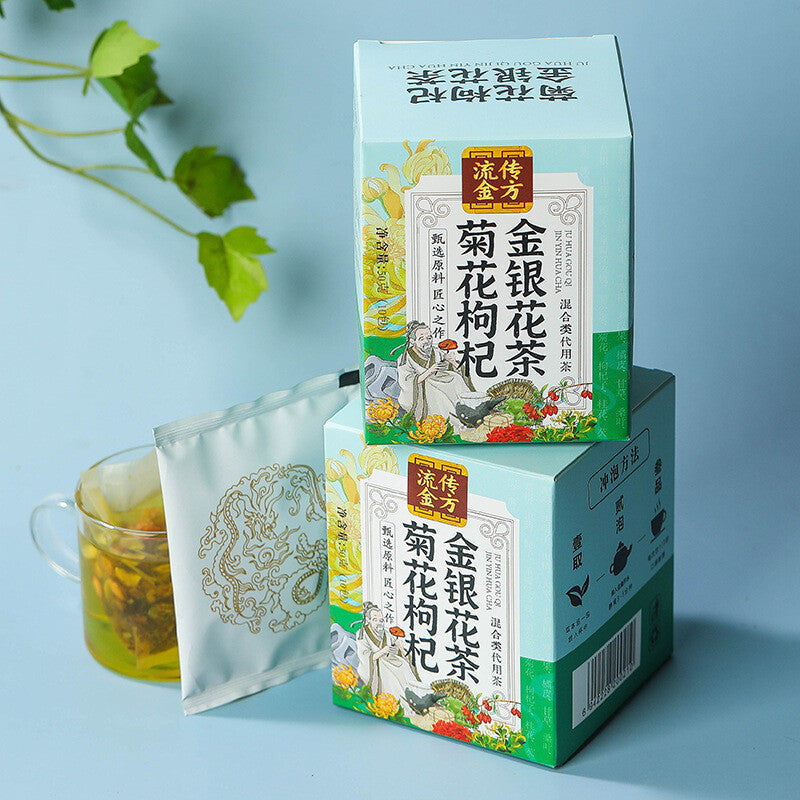 Chrysanthemum Cassia Berry Wolfberry Honeysuckle Tea Health Tea Wolfberry Tea
