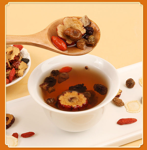 100% Natural Herbal Blend for Vitality and Wellness Ginseng Ten Treasure Tea