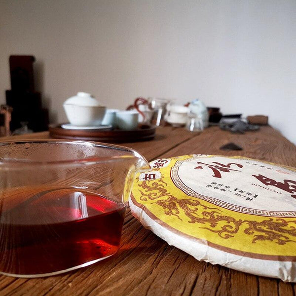 2008 Menghai Ancient Tree Handmade Shu Puerh Tea,Bingdao Ripe Puerh Tea 357g