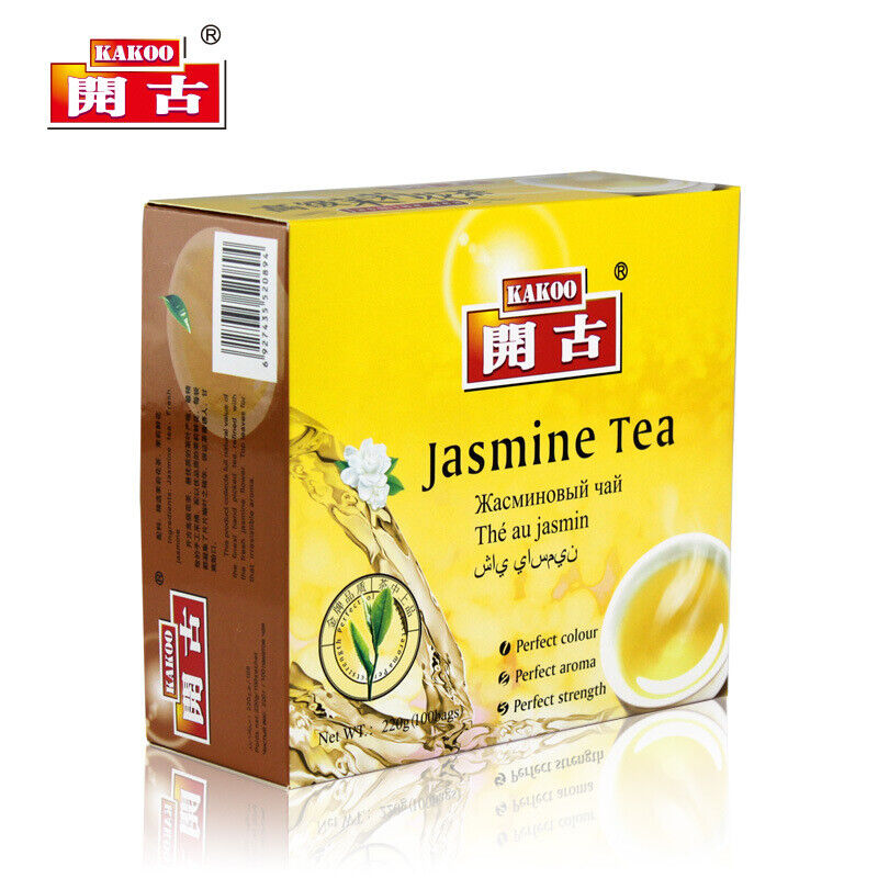 Double Piece 100 bags of Premium Jasmine Tea Double Chamber Bag Tea 220g Secondary image