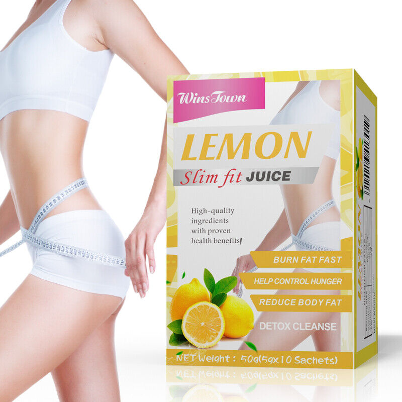 Flat Tummy Fit Lemon Juice Weight Loss Fat Blaster Instant Juice 5g*10 bags