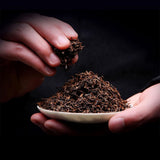 Chinesisch Puer Teebeutel Lose Blätter Florales Aroma Dunkler Tee 70g/15 Packun