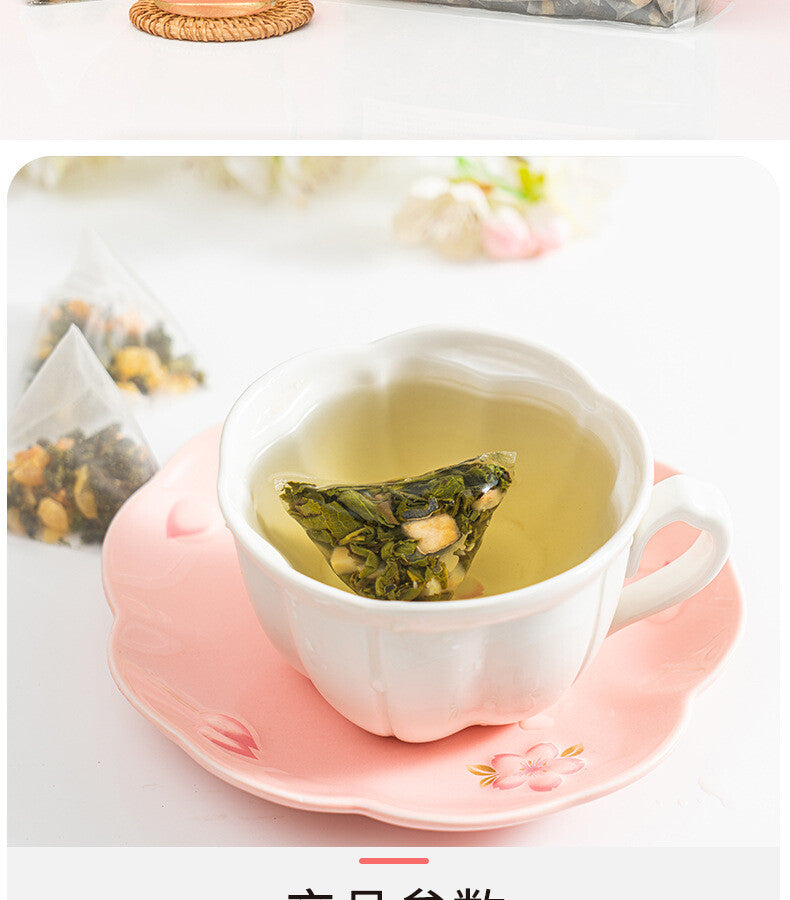 Cold Brew Triangle Tea Bags Blend Peach Oolong Tea White Peach Fruit Tea