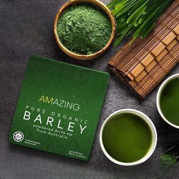 5 BOXES Pure Organic Barley Powdered Drink Mix - FREE SHIPPING Main image
