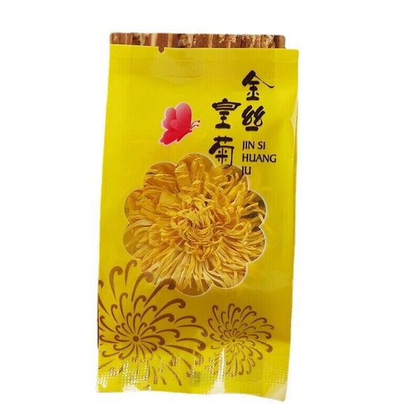 Organic Golden Chrysanthemum Tea Jin Si Huang Ju 100 Flowers Healthy Herbal Tea
