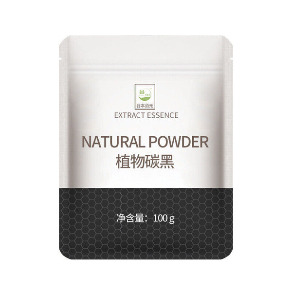 Bamboo Charcoal Powder Natural Black Pigment Edible Plant Charcoal Black,