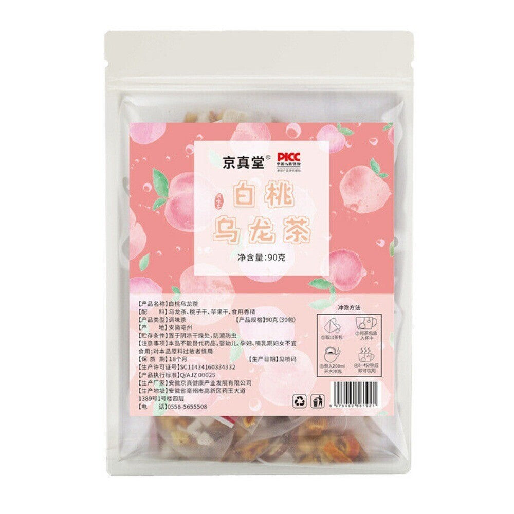 White Peach Oolong Tea 20 Bags Triangle Refreshing Flavor Blend Main image