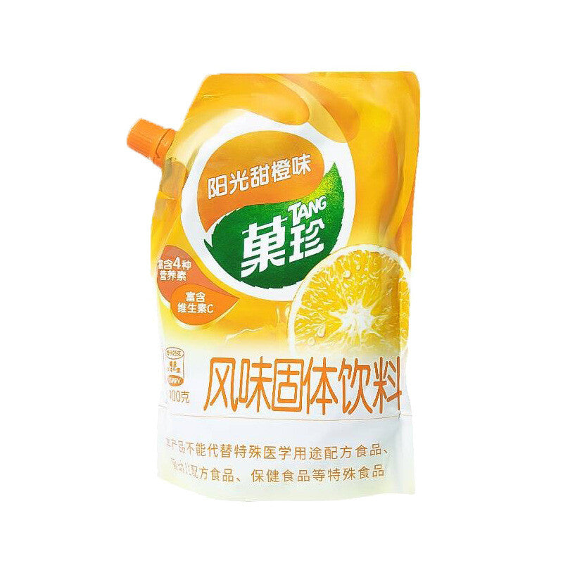 400G Guozhen Juice Fruity Powder Orange/Lemom/Grape/Peach Flavor  Solid Beverage