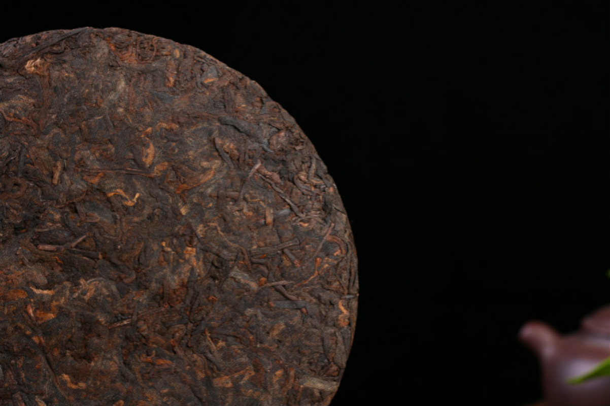 357g Yunnan Menghai Pu'er Tea Le Xing Xiang Cakes Ripe Tea Cake Pu'er Aged Tea