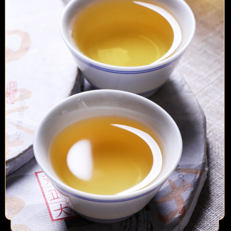 White Tea Cake Slimming Healthy Drink Natural 200g Yunnan Old White Tea Big Leaf