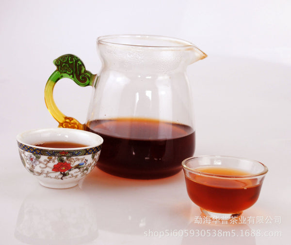 Old Banzhang Ancient Tree Fermented  Puerh Tea CakePuerh Ripe Tea Cake 357g