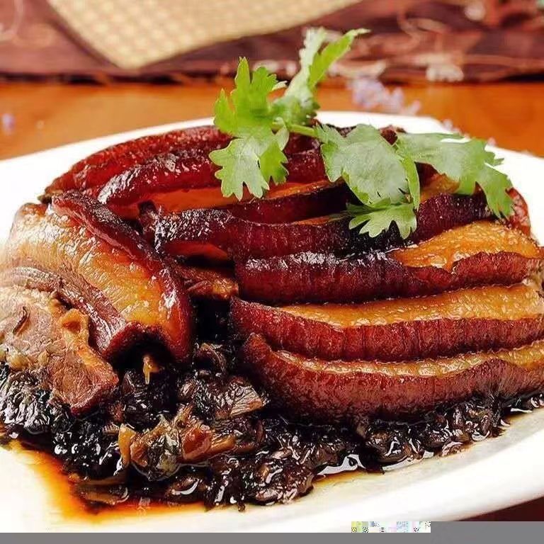 Authentic Henan Braised Pork with Preserved Mustard Greens 300g Instant Meal Main image