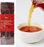 Chinesisch Puer Teebeutel Lose Blätter Florales Aroma Dunkler Tee 70g/15 Packun