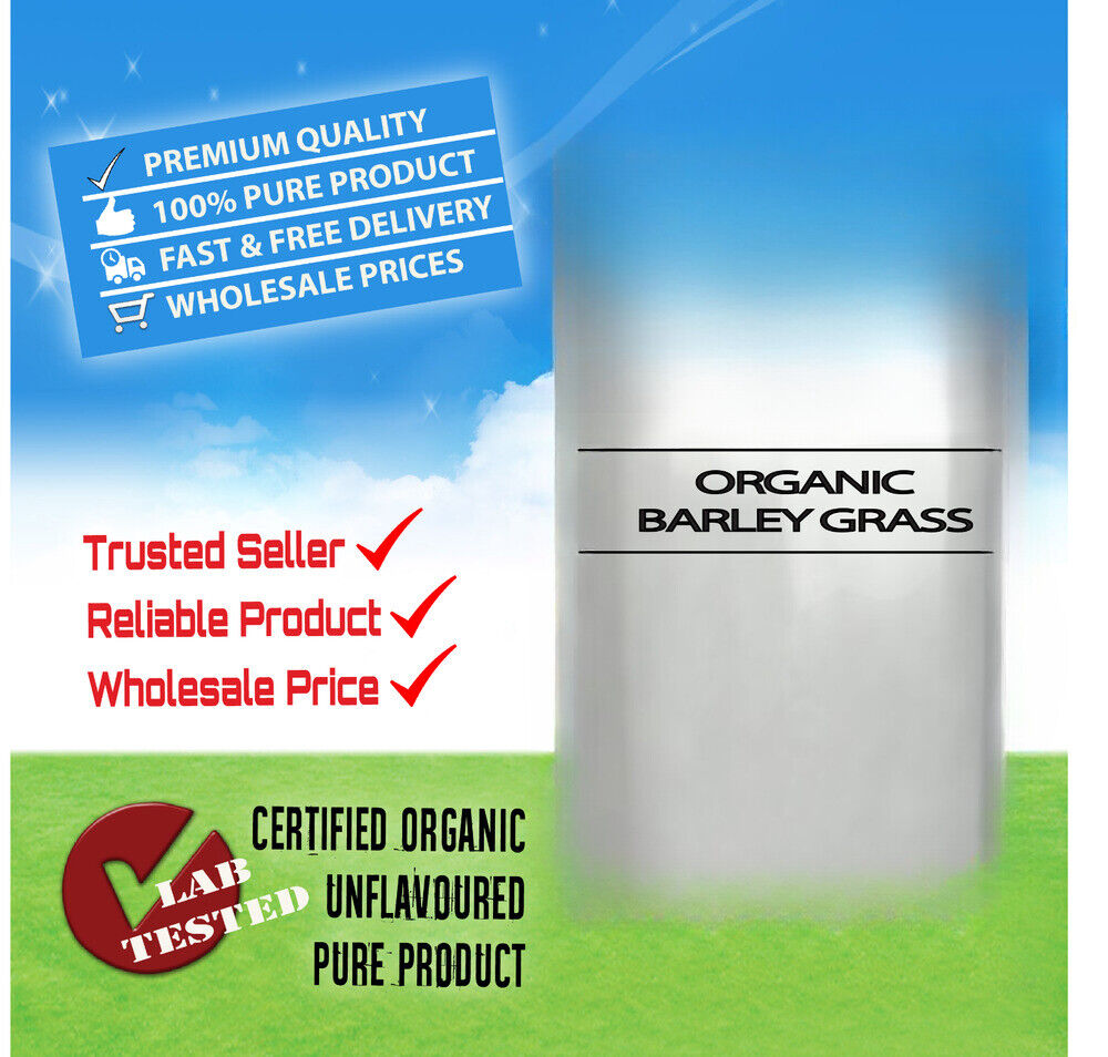 Organic Barley Grass Powder, Cert Organic 1Kg, Best Available Promotion Main image