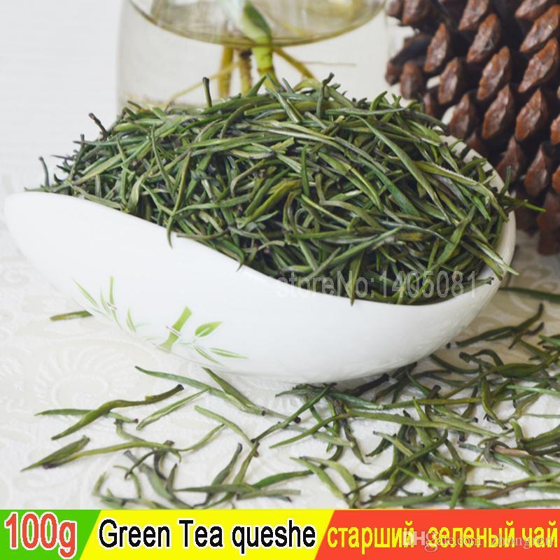 High Quality Green Tea Mingqian Fried Queshe Maojian Tea Green Healthy 100g Main image