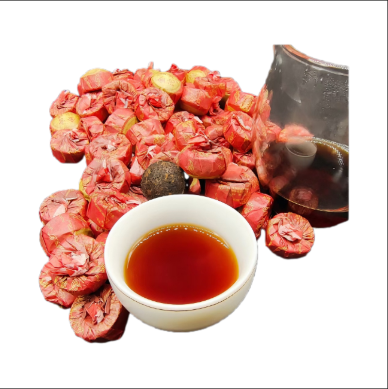 Yunnan Tea Palace Gold Tuo 50g 5g*10 Ancient Tree Pu'er Tea Raw Tuo Tea Secondary image