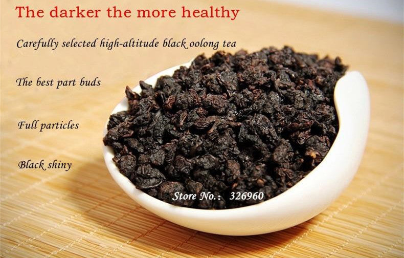 50g High Quality Chinese Black Oolong Tea, Natural Slimming Tea