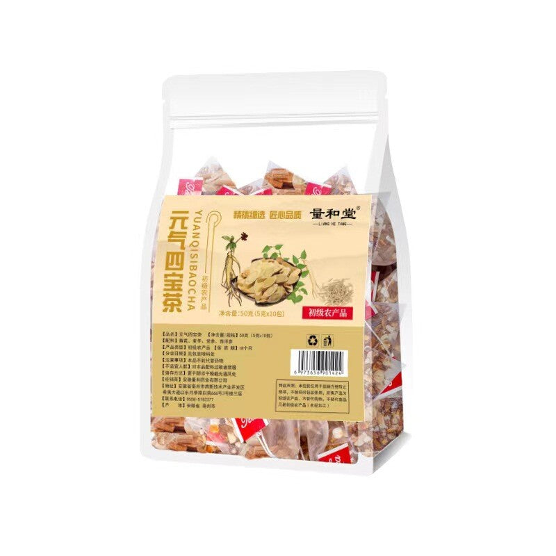 Yuanqi Sibao Tea Independent Bag Astragalus Maidong, American Ginseng Codonopsis