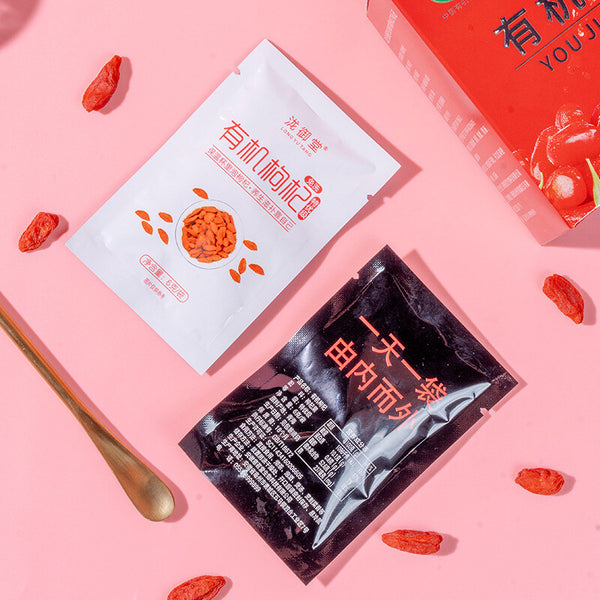 Organic Sulfite-Free Goji Berries 100g Top Grade Ningxia