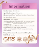 Slim Milk Tea Taro Flavor Powder Sliming Weight Loss Fat Burner Tea 100g/3.52oz