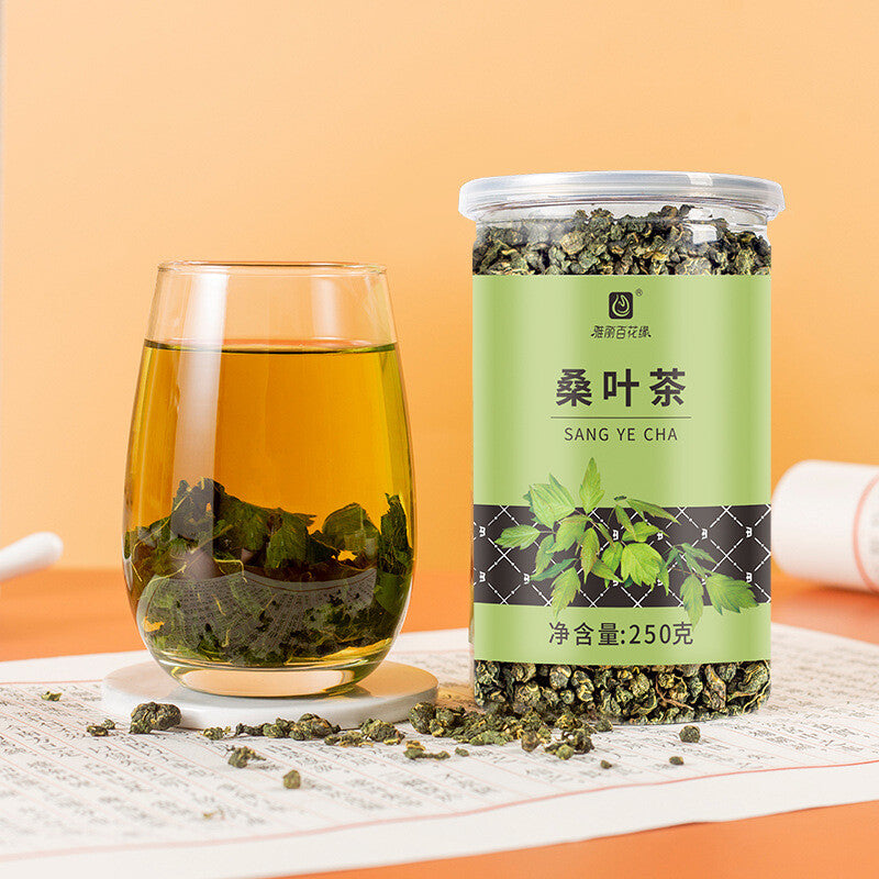 Chinese Natural Mulberry leaf tea detox slimming tea two kings of packing