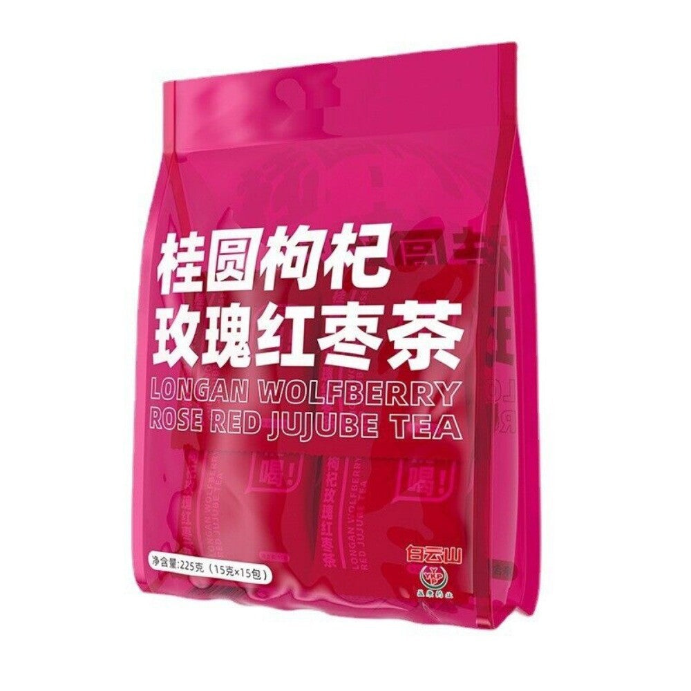 Longan Goji Red Date Rose Tea Womens Wellness Gift Premium Herbal Blend