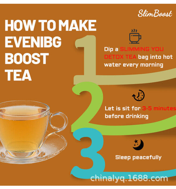 Slim Tea Slim Boost Keto Diet Detox Daytime Tea and Evening Tea