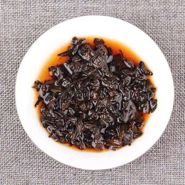 Chinese Yunnan Fenghuang Compressed Fermented Shu Pu Strong Taste Puer Tea 100g