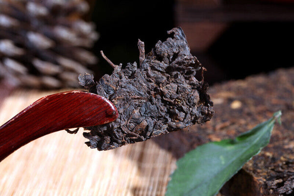 200g Yunnan Pu-erh Tea Brick Menghai Ripe Tea Ripe Pu Aged Old Tea Black Tea