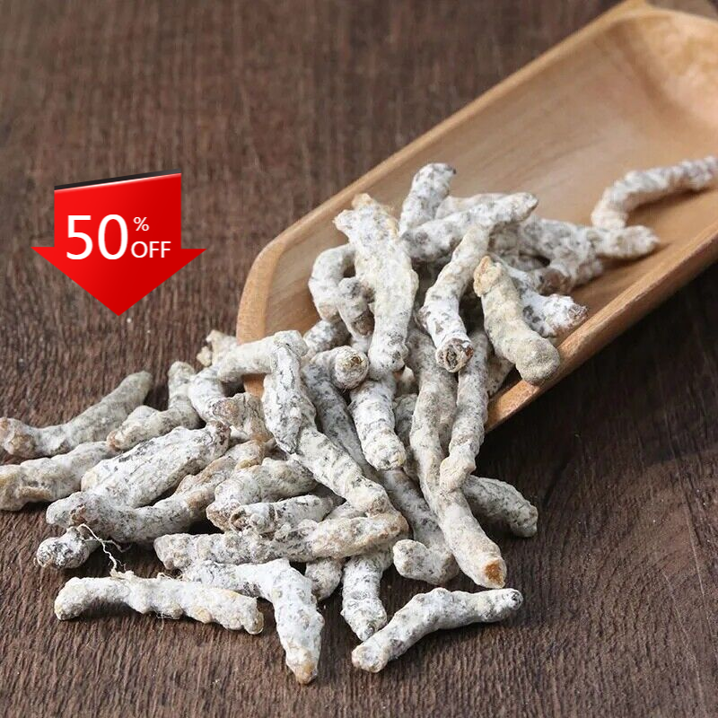 Bai Jiang Can 白僵蚕, Bombyx Batryticatus, Silkworm Larva, Bombyx Mori250g 僵蚕天虫僵虫 Main image