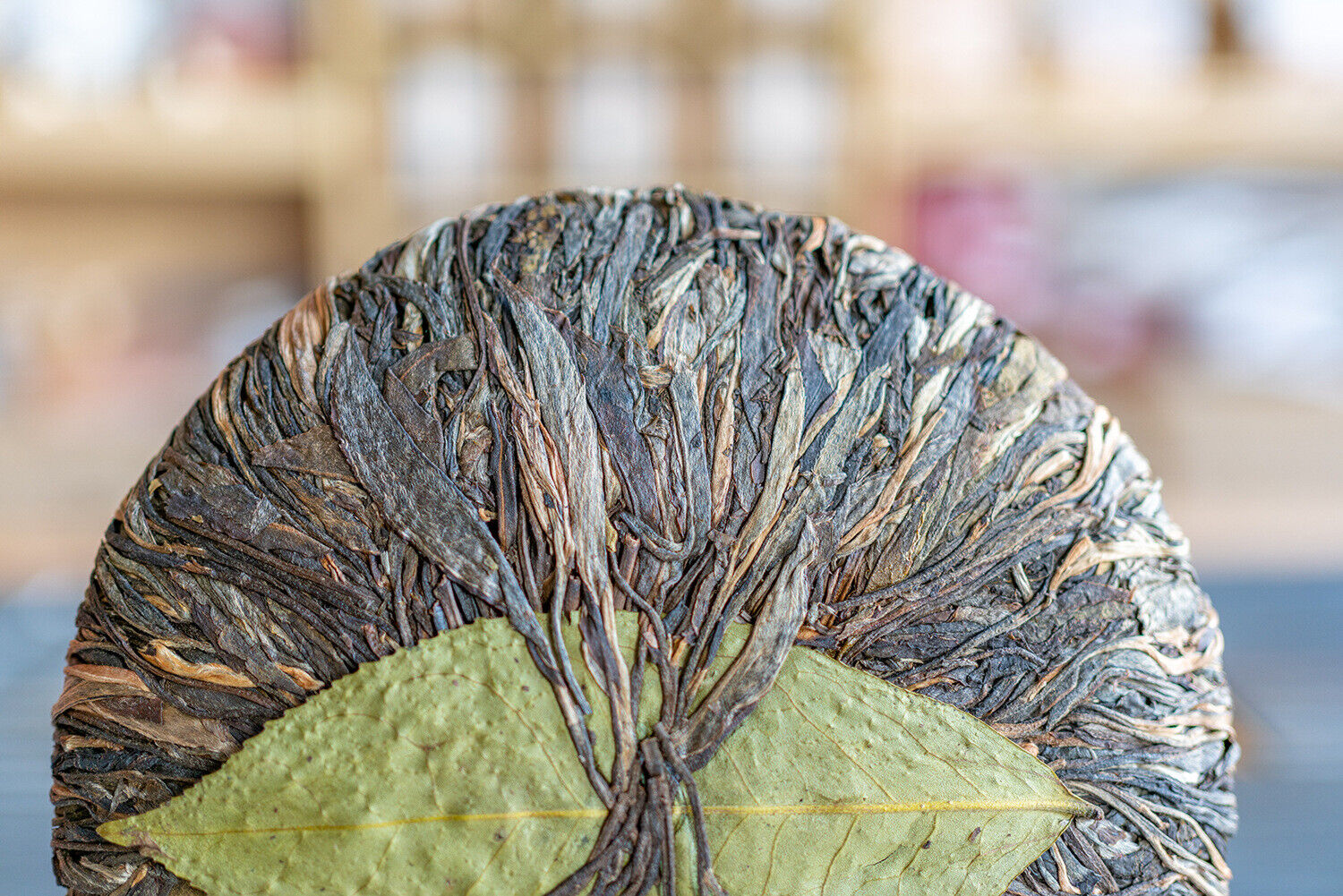 400g Yunnan Ancient Pu'er Seven Seed Cake Tea DaXueshan Handle Tea Pu'er Raw Tea