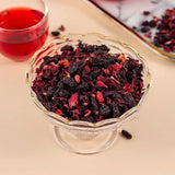 Creamy Rum Fruit Tea Strawberry Raspberry Cherry Rose Roselle Berry Tea